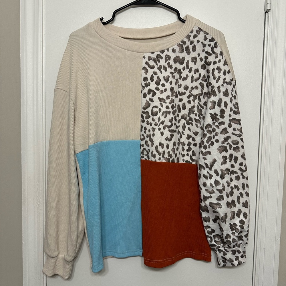 NWOT Leopard Print Sweater